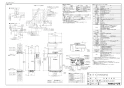 ノーリツ GT-CP2472AW-L BL 13A 取扱説明書 施工説明書 納入仕様図 高効率ガスふろ給湯器(ドレンアップ方式)  スタンダード フルオート PSアルコーブ設置形 24号 納入仕様図1